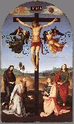 RAFFAELLO Sanzio Crucifixion (Citt di Castello Altarpiece) g oil on canvas